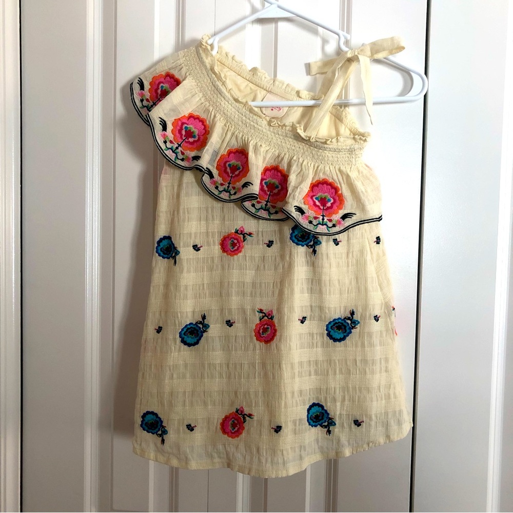 Anthropologie Plenty by Tracy Reese Embroidered Kids Dress Sz. 5/6
